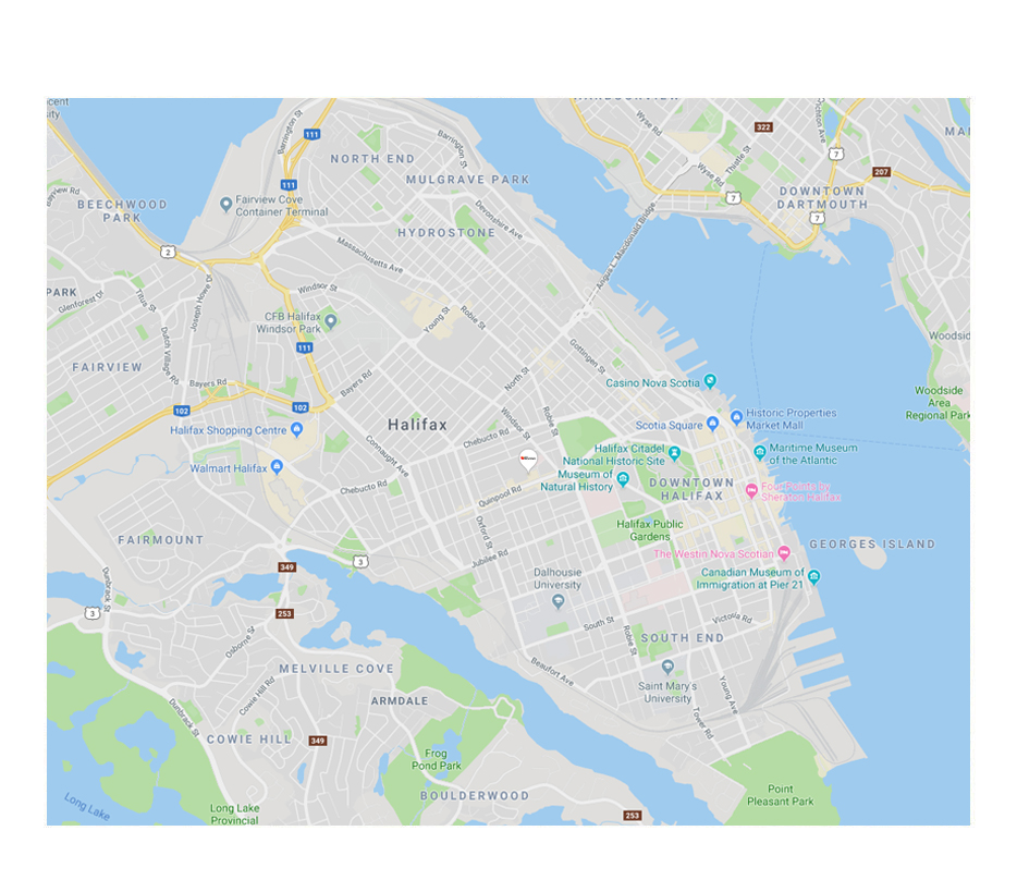 Map of Halifax