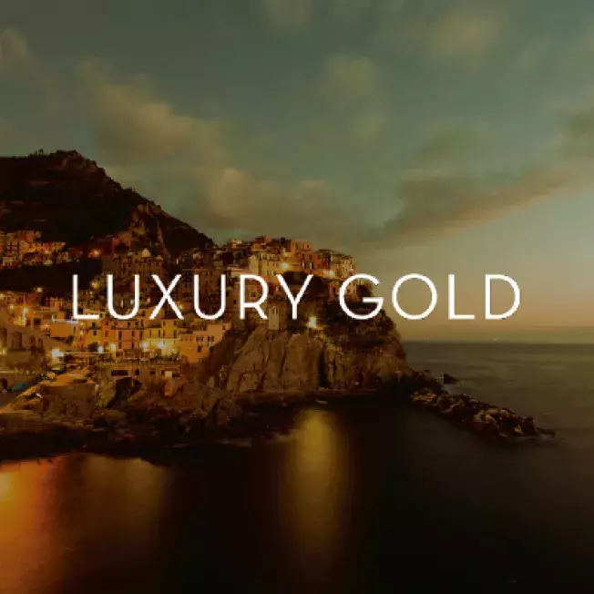 Luxury gold brand