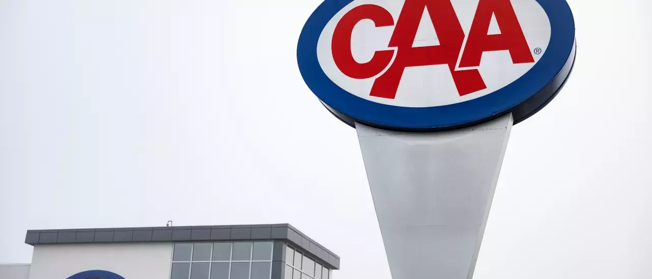 CAA Branch and sign outside of building