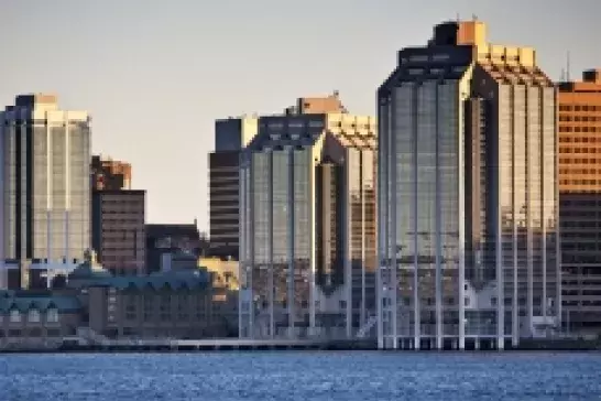 View of purdys wharf from the water