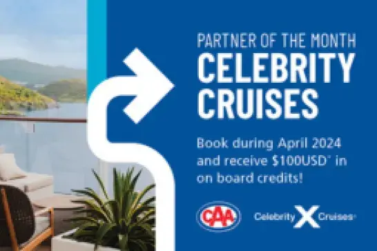 Celebrity Cruises social media post example