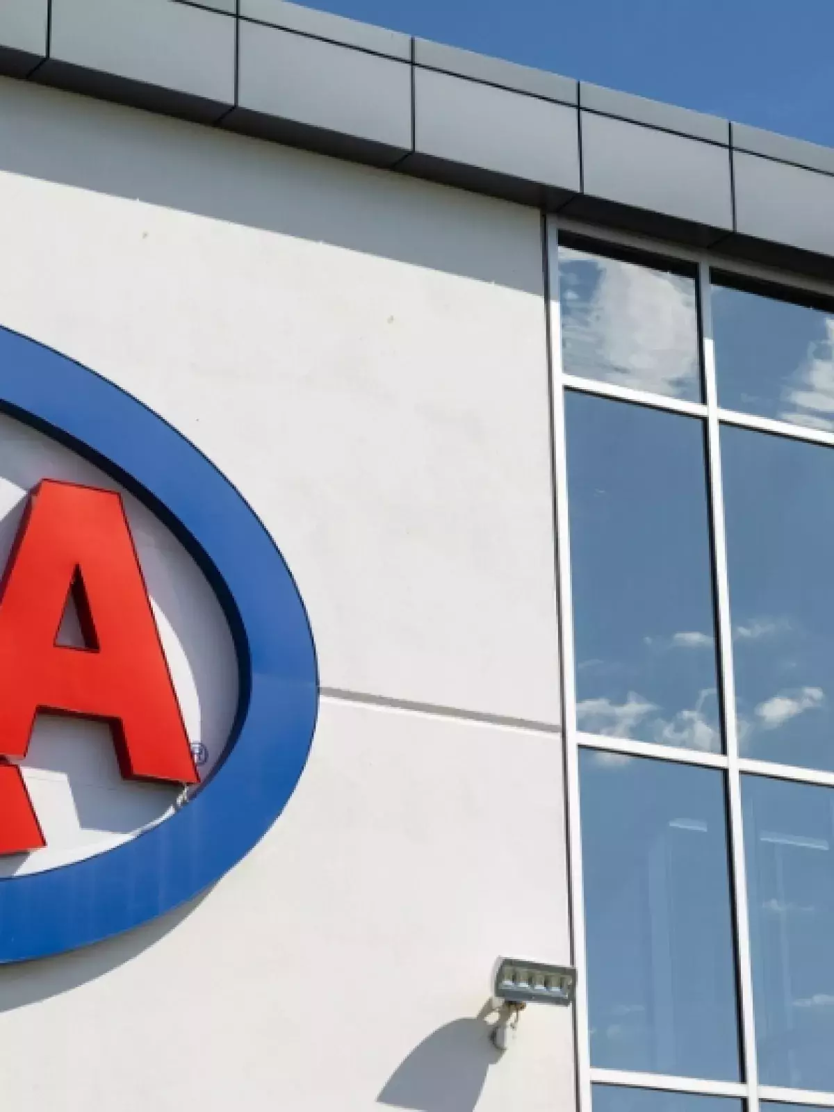 CAA Logo on the side of a building