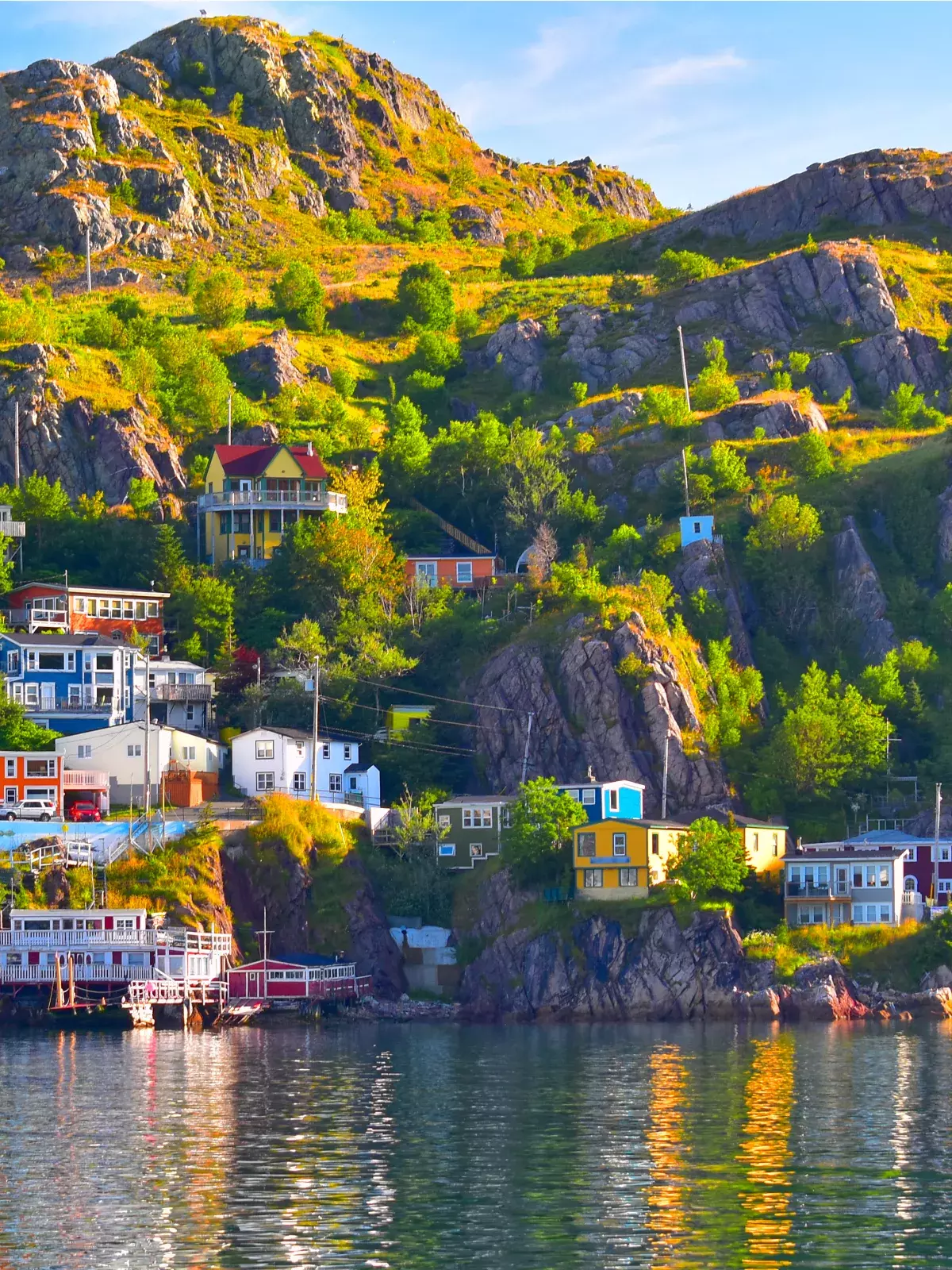 House in newfoundland by the water