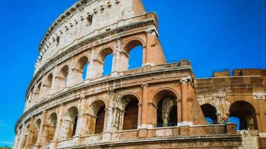 Roman Colosseum ruins